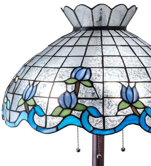 62" High Roseborder Floor Lamp