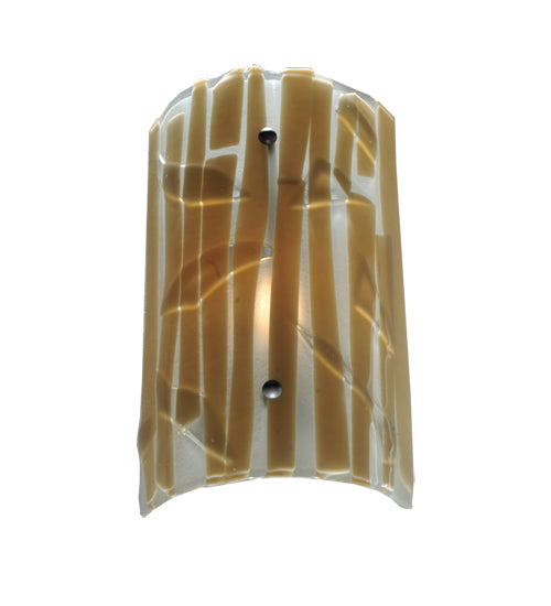 9"W Metro Fusion Bambu Glass Wall Sconce