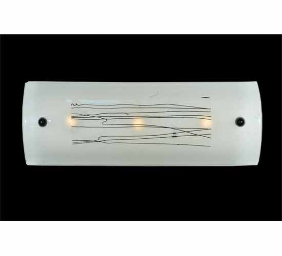 18"W Metro Fusion Twigs Glass Vanity Light