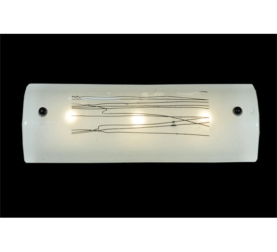 18"W Metro Fusion Twigs Glass Vanity Light