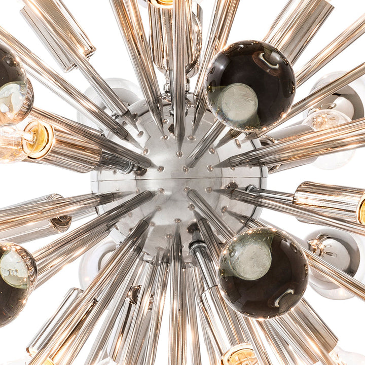 Chandelier Anto 29.5" Diameter Nickel Finish