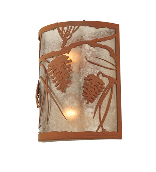 10"W Whispering Pines Wall Sconce