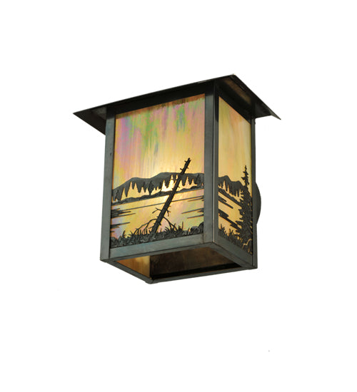 9"W Quiet Pond Wall Sconce