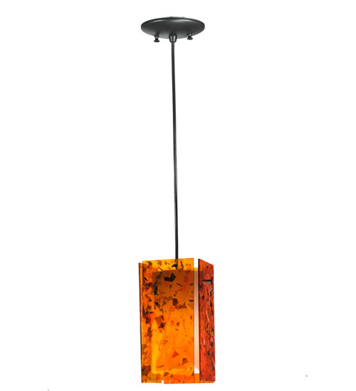 5"Sq Metro Magma Quadrato Mini Pendant