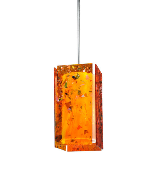 5"Sq Metro Magma Quadrato Mini Pendant