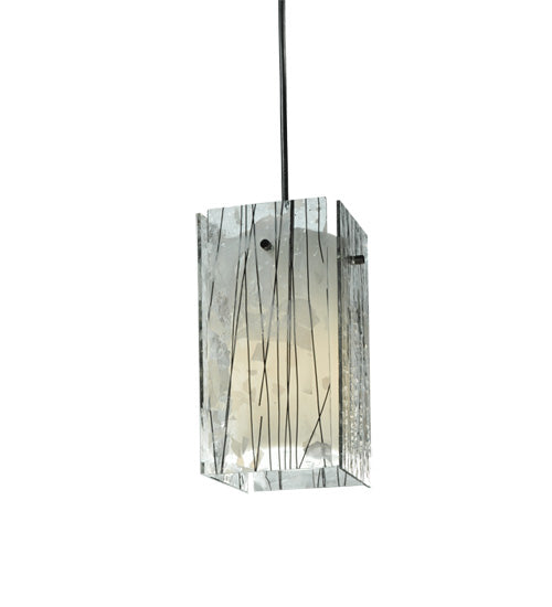 5"Sq Metro Fusion Branches Quadrato Mini Pendant