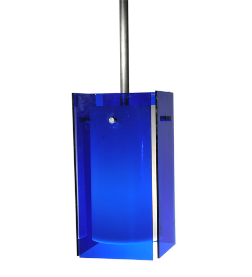 5"Sq Metro Blue Quadrato Mini Pendant