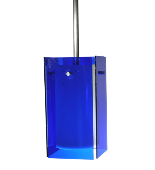 5"Sq Metro Blue Quadrato Mini Pendant