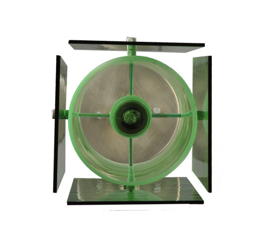 5"Sq Metro Green Quadrato Mini Pendant