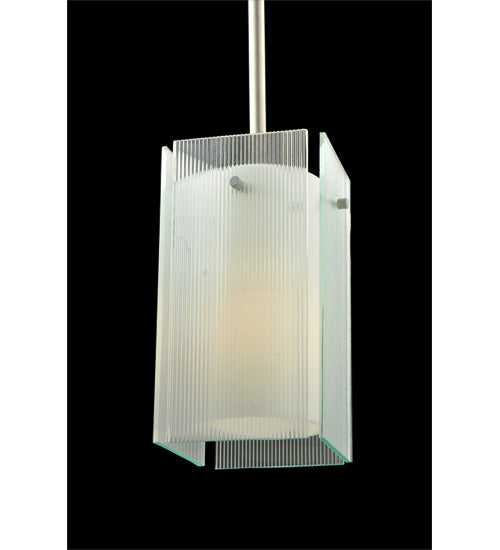 5"Sq Metro Reeded Quadrato Mini Pendant