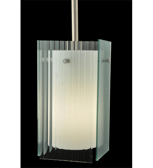 5"Sq Metro Fluted Quadrato Mini Pendant