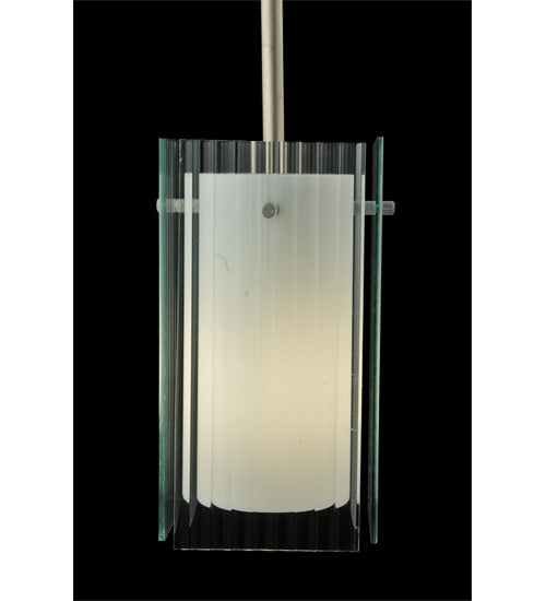 5"Sq Metro Fluted Quadrato Mini Pendant