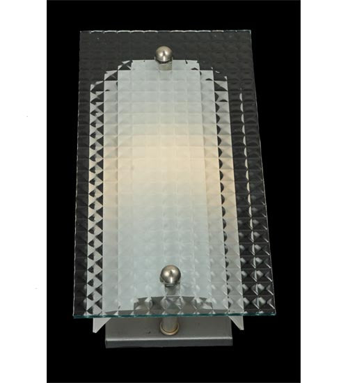 6"W Metro Window Pane Quadrato Wall Sconce