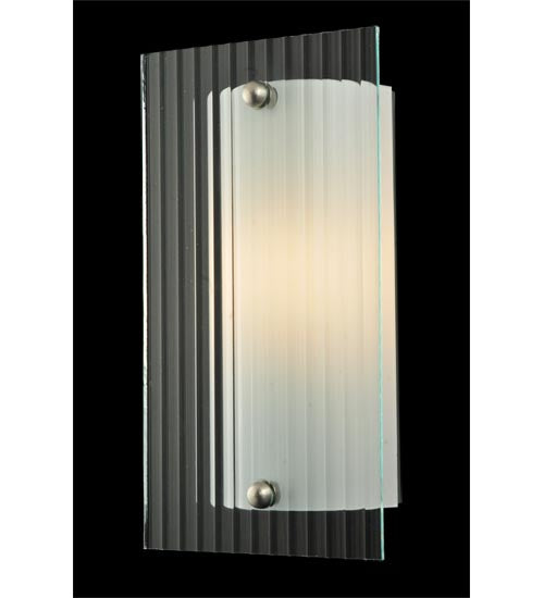 6"W Metro Fluted Quadrato Wall Sconce