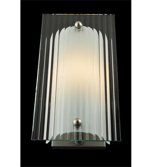 6"W Metro Fluted Quadrato Wall Sconce