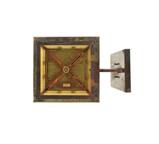 16"W Seneca Double Cross Mission W/ Branch Curved Arm Wall Sconce