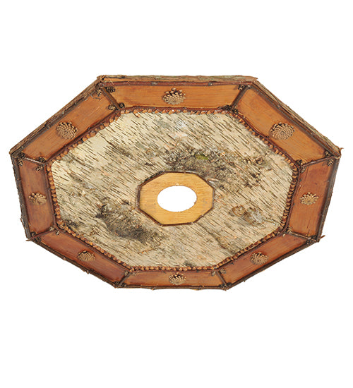 34"W Birchwood Ceiling Medallion