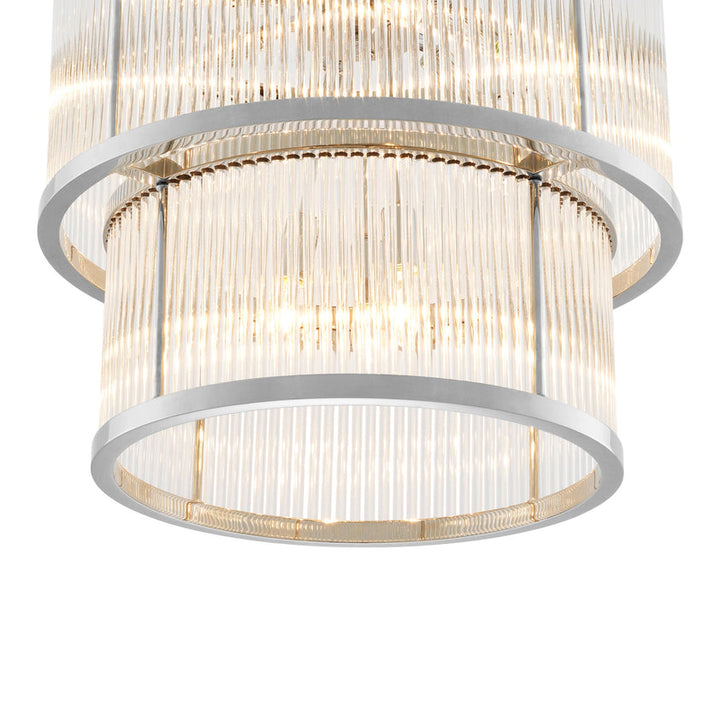 Chandelier Pasadena Nickel Finish