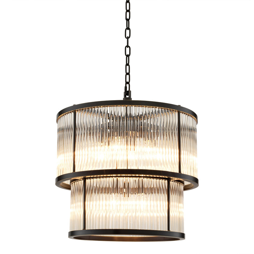 Chandelier Pasadena Bronze Highlight Finish