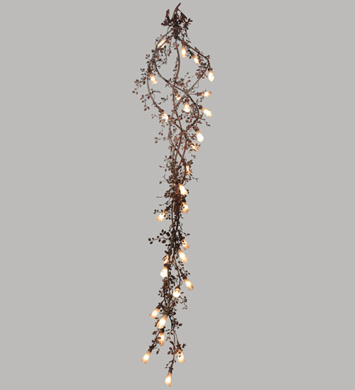 54"W Vinca Vine 30 Lt Chandelier