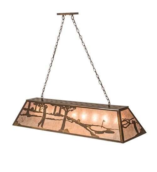 60" Long Golf Oblong Pendant