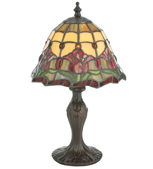 13.5" High Colonial Tulip Accent Lamp