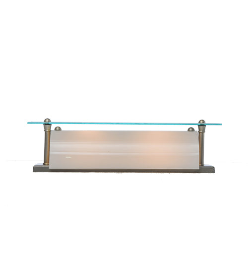 16" Wide Quadrato Fluted Glass Vanity Light