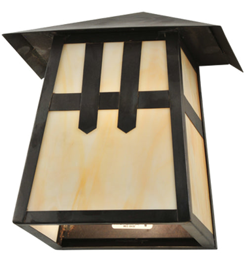 9" Wide Stillwater Double Cross Mission Wall Sconce