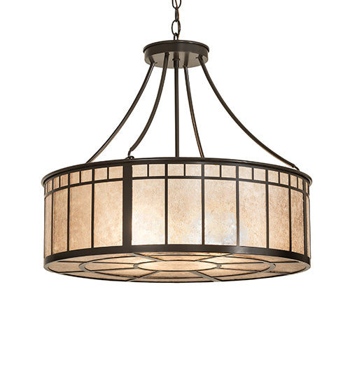 24" Wide Glendale Mission Inverted Pendant