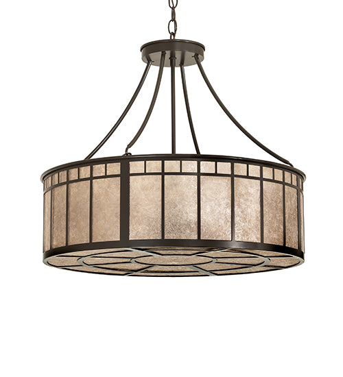 24" Wide Glendale Mission Inverted Pendant