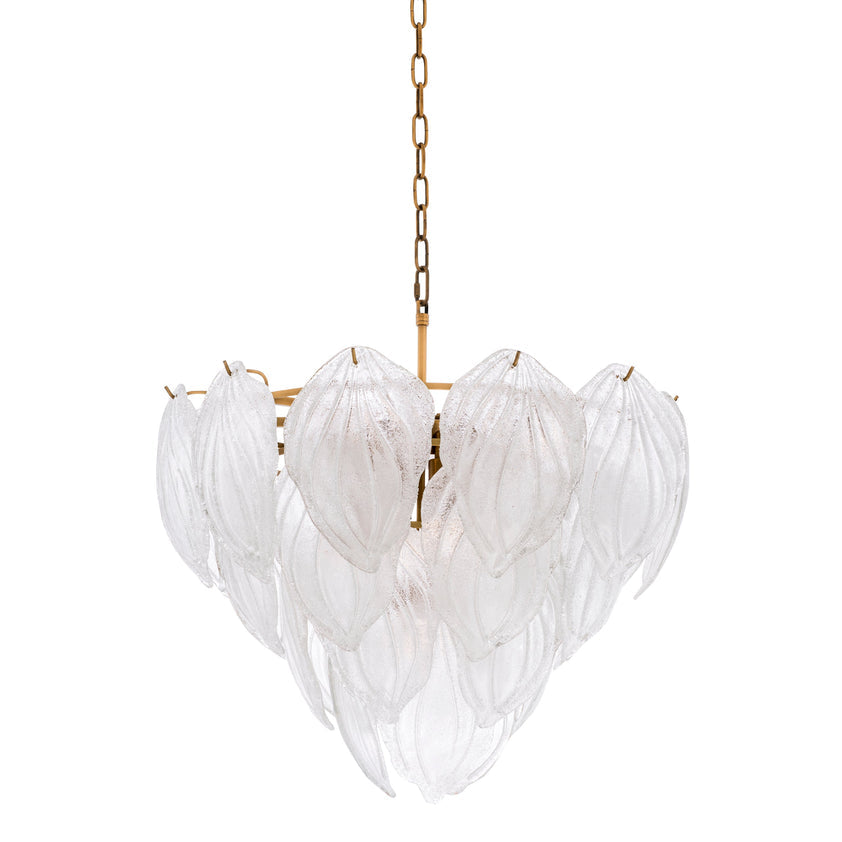 Chandelier Novida Antique Brass Finish - UL