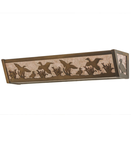 24"W Ducks In Flight Vanity Light