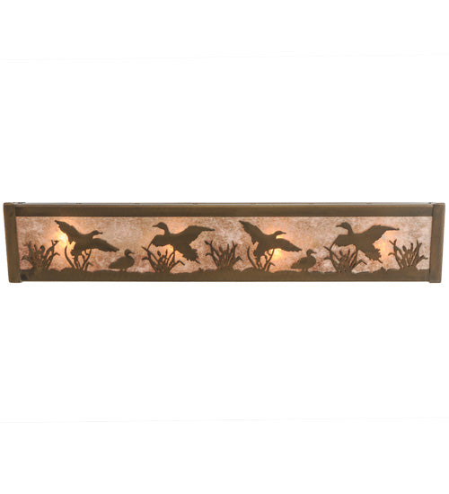 24"W Ducks In Flight Vanity Light