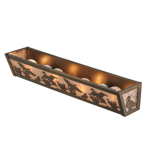 24"W Ducks In Flight Vanity Light