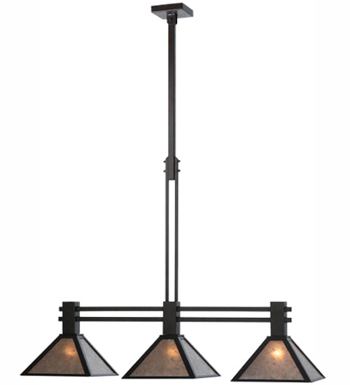 45" Long Soffe 3 Lt Island Pendant