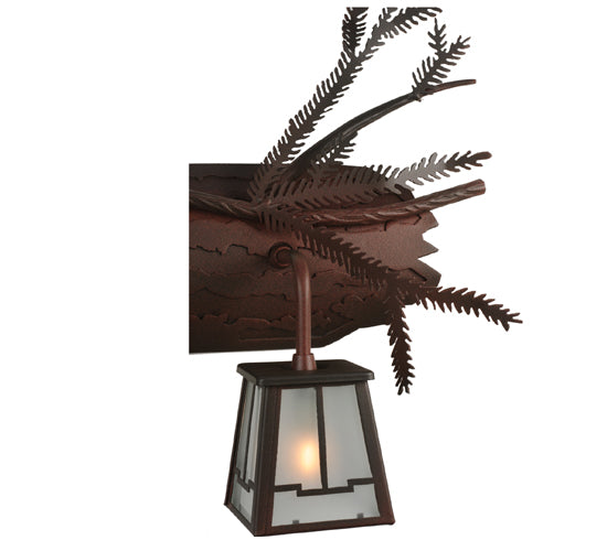 32" Wide Pine Branch Valley View 3 Light Vanity Light