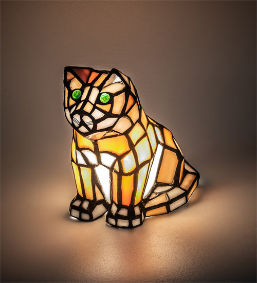 7" High Cat Accent Lamp