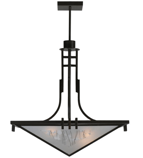 27" Square Lineage Metro Fusion Inverted Pendant