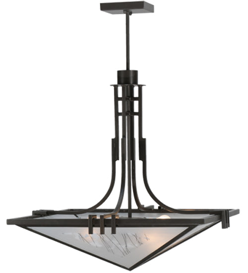 27" Square Lineage Metro Fusion Inverted Pendant