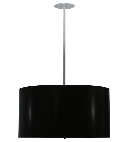 32"W Cilindro Black Paper Pendant