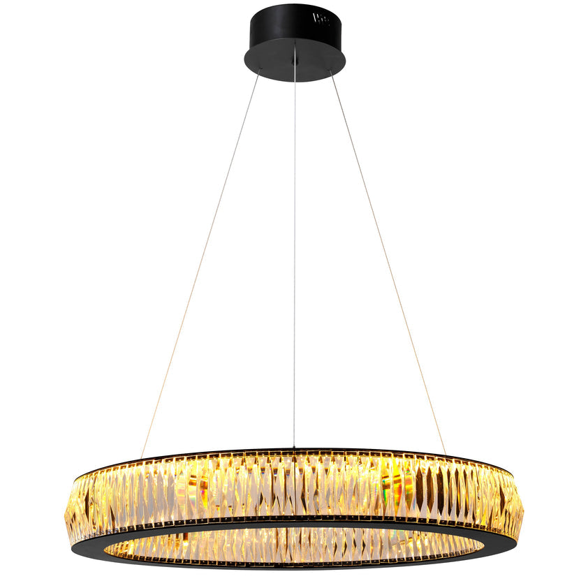 Chandelier Vancouver Black Finish L