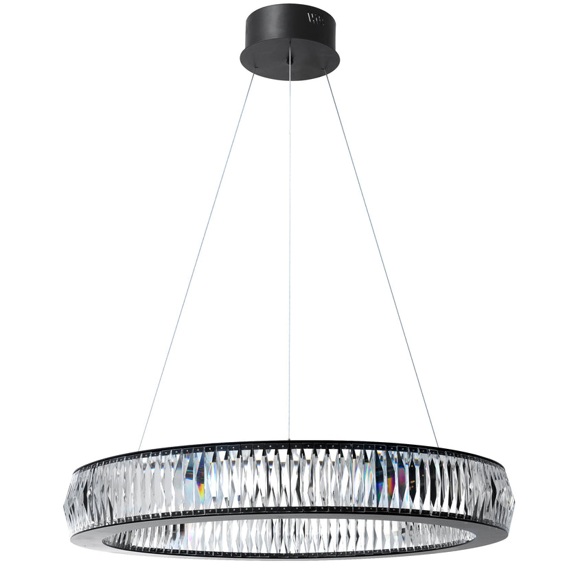 Chandelier Vancouver Black Finish L