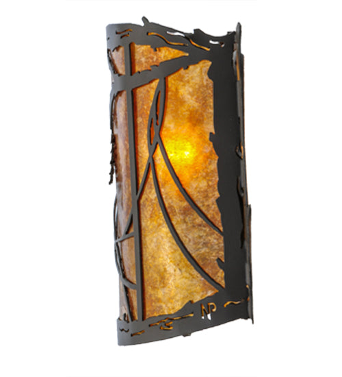 9"W Whispering Pines Wall Sconce