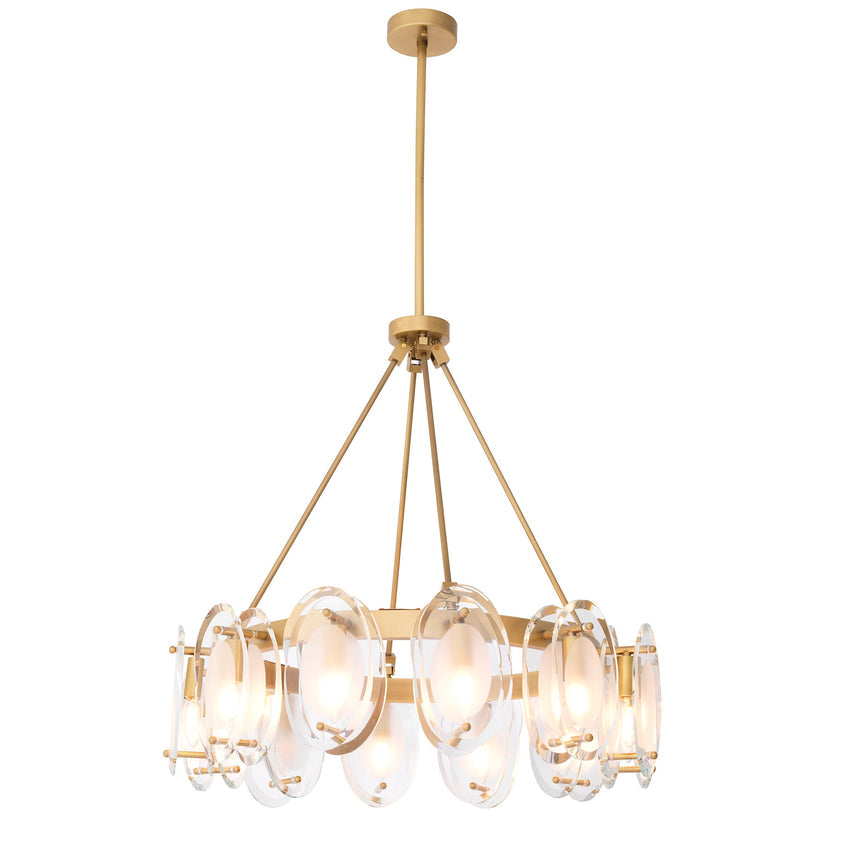 Chandelier Sublime Antique Brass Finish UL