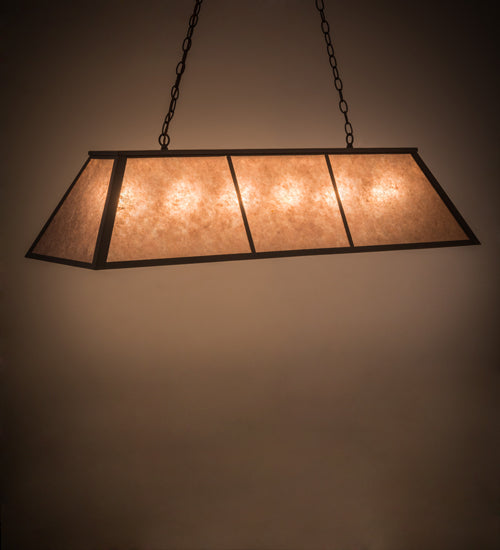 48"L Tri-Panel Oblong Pendant