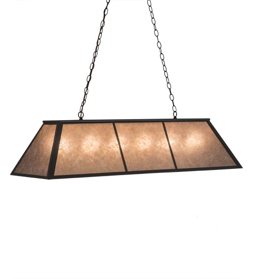 48"L Tri-Panel Oblong Pendant