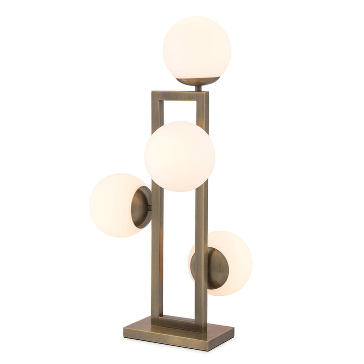 Table Lamp Pascal Light Brushed Brass Finish UL