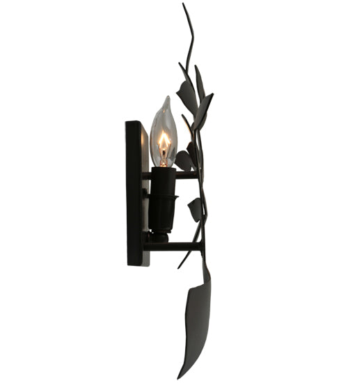 14.5"W Oak Branch Wall Sconce