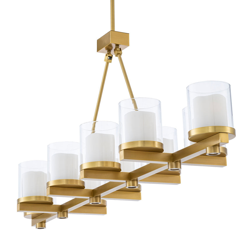 Chandelier Donovan Antique Brass Finish