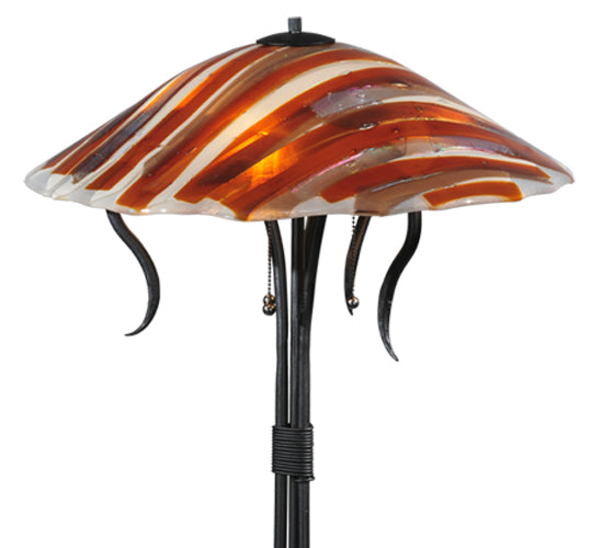 65"H Marina Fused Glass Floor Lamp